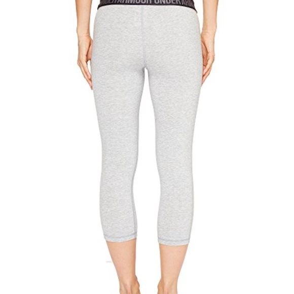 Under Armour Women's Graphic Capris Heather Gray - Picture 2 of 6
